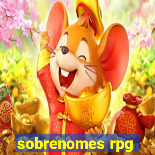 sobrenomes rpg